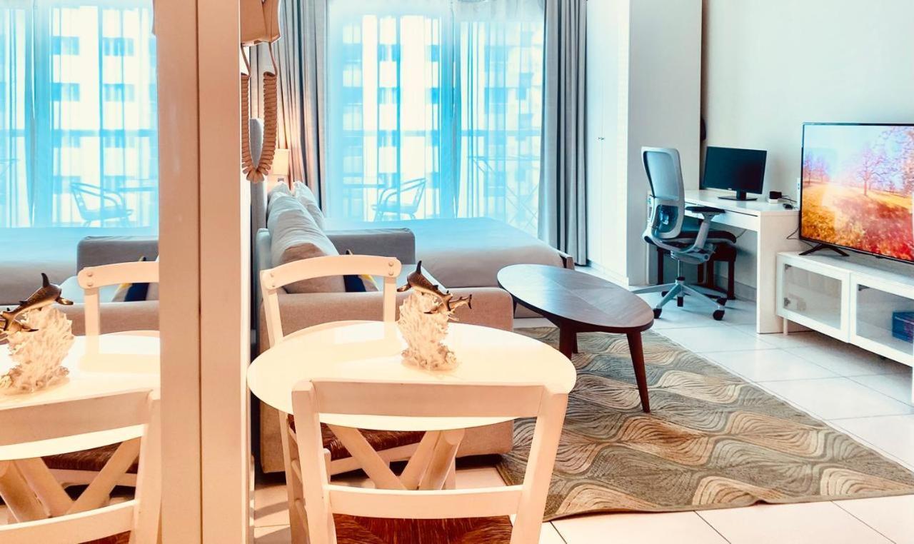 דובאי Full Sea View With Balcony - Studio Apartment - 10 Min To Jbr - מראה חיצוני תמונה