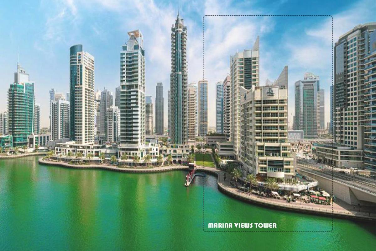 דובאי Full Sea View With Balcony - Studio Apartment - 10 Min To Jbr - מראה חיצוני תמונה